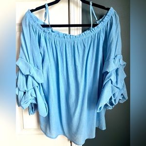 Beautiful blue blouse